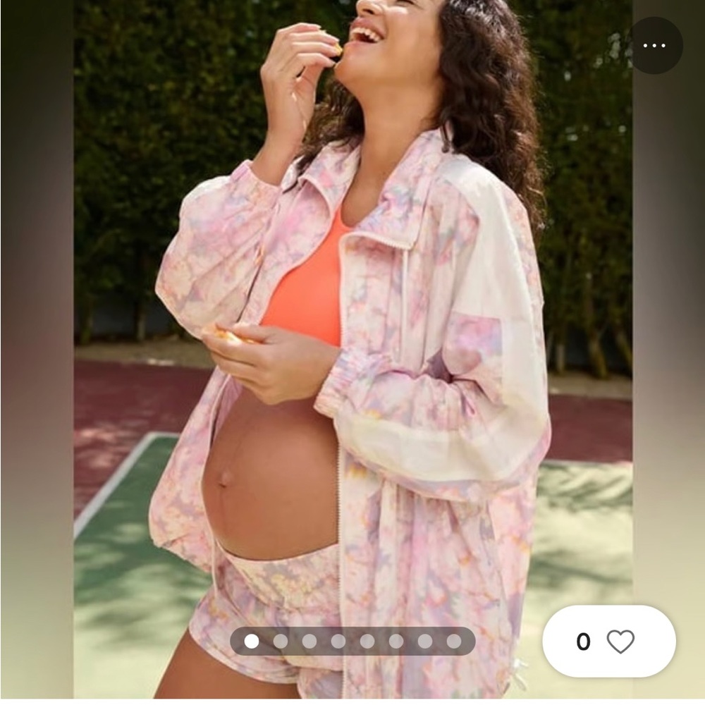 FP Movement x Hatch Under The Sun Maternity Zip Up Oversized Jacket + Shorts - S - Picture 2 of 5